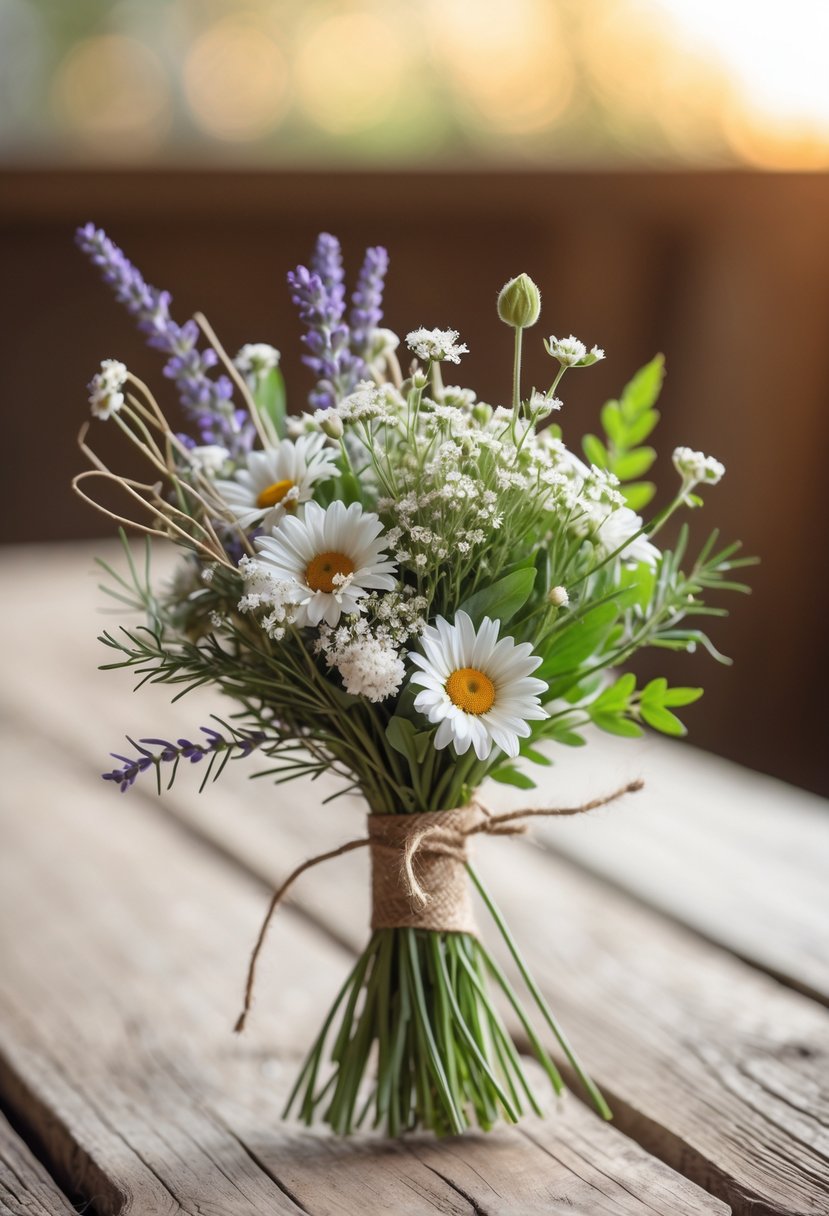 25 Rustic Small and Simple Wedding Bouquet Ideas for Charming Celebrations
