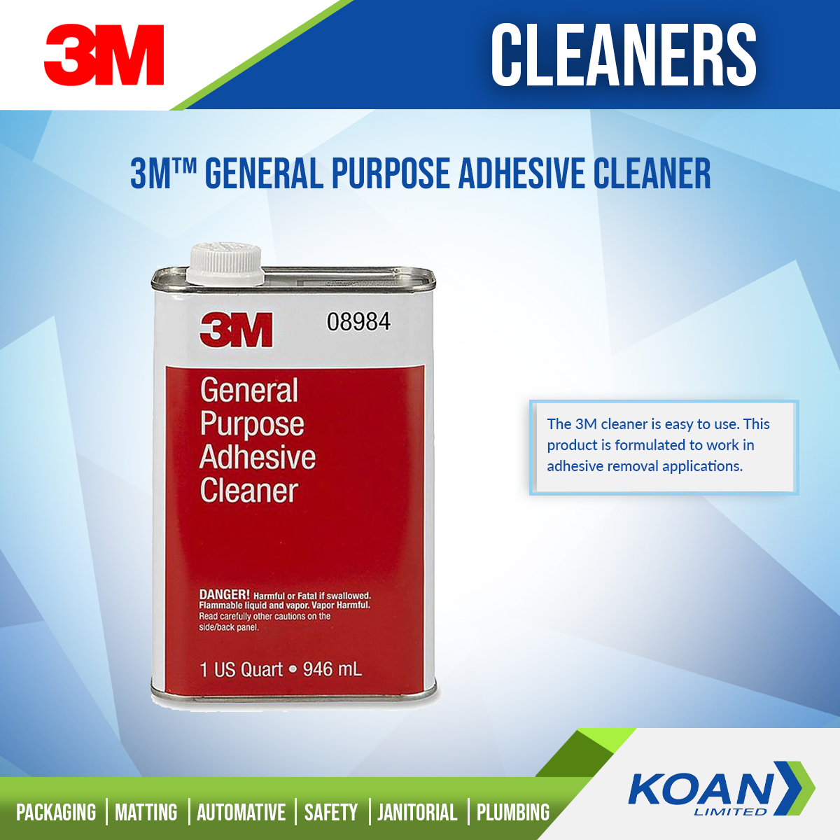 3M™ General Purpose Adhesive Cleaner KOAN