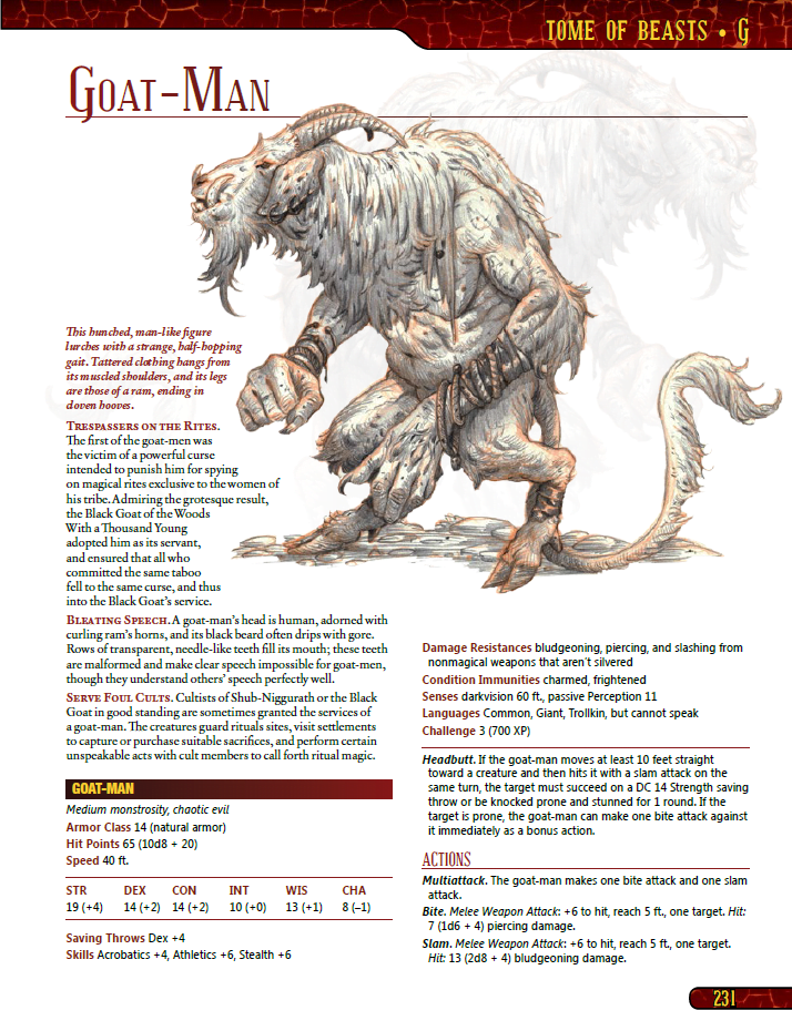 Tome of Beasts (2016) for 5th Edition (PDF) Kobold Press Store