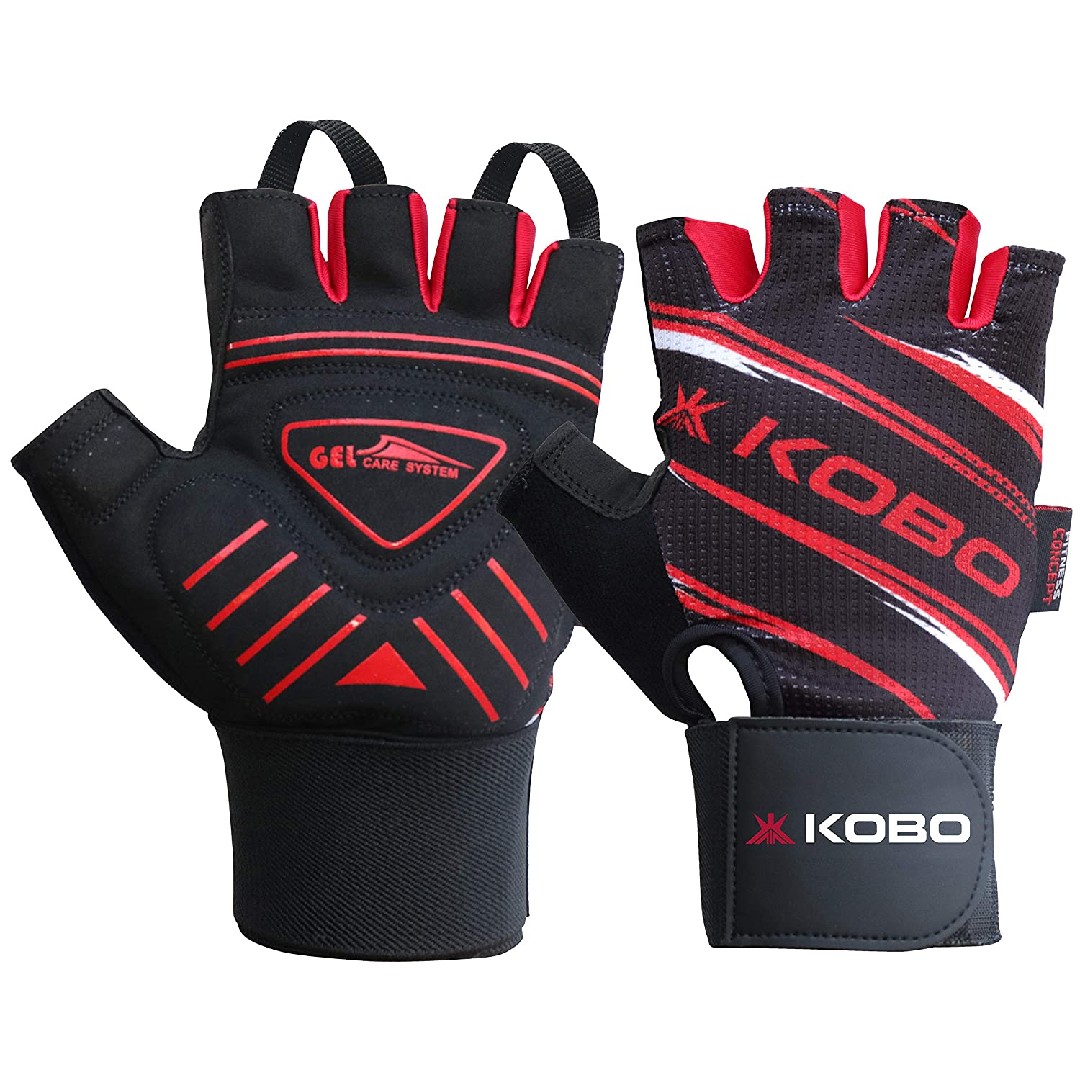 Kobo WTG37 Gym Gloves with Wrist Support KOBO SPORTS