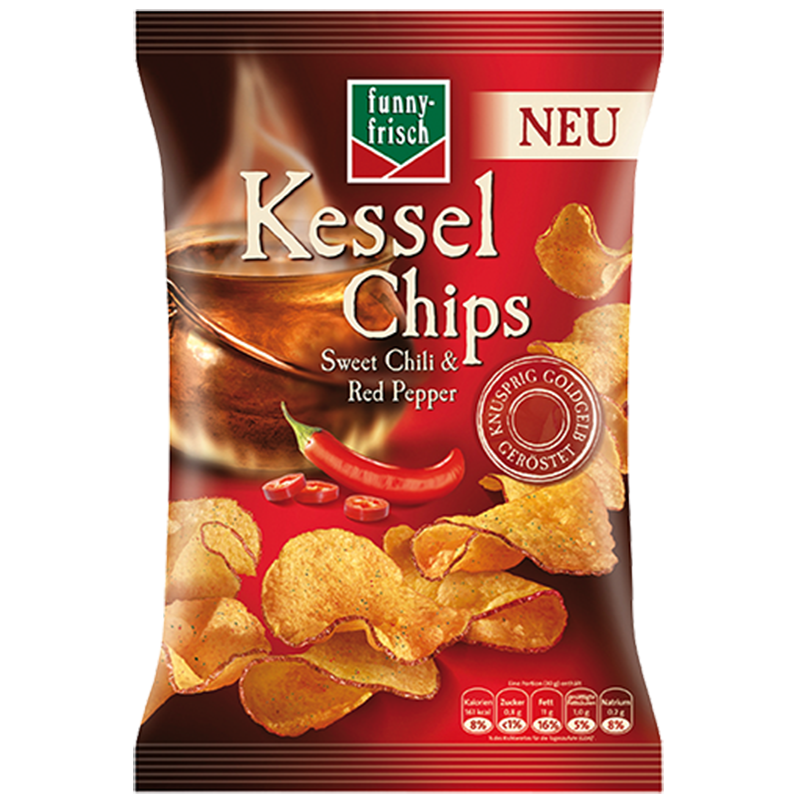 Kessel Chips Sweet Chilli & Reed Pepper KOC GIDA GmbH