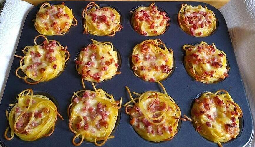 Spaghetti Carbonara Muffins einmalig lecker ! Kochen Mit Uns