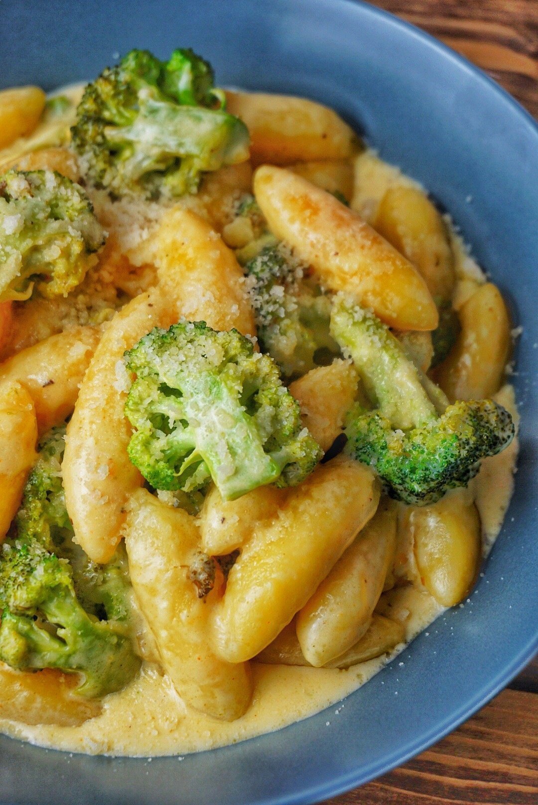Schupfnudeln in KäseBrokkoli Sauce Kochhochgenuss