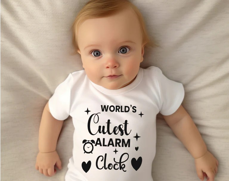 World's Cutest Alarm Clock Onesie/Bodysuit Koda Bear Creations
