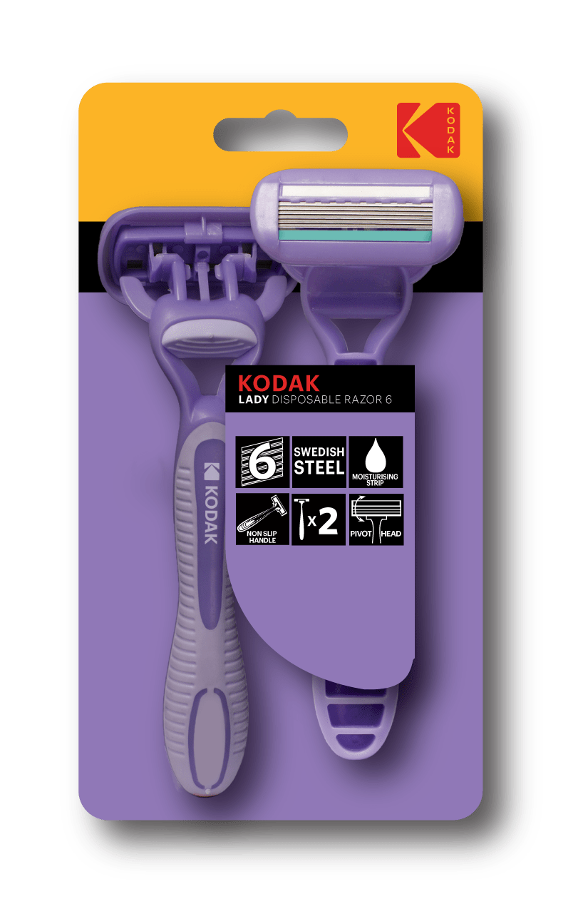 LADY Disposable Razor 6 Kodak Batteries