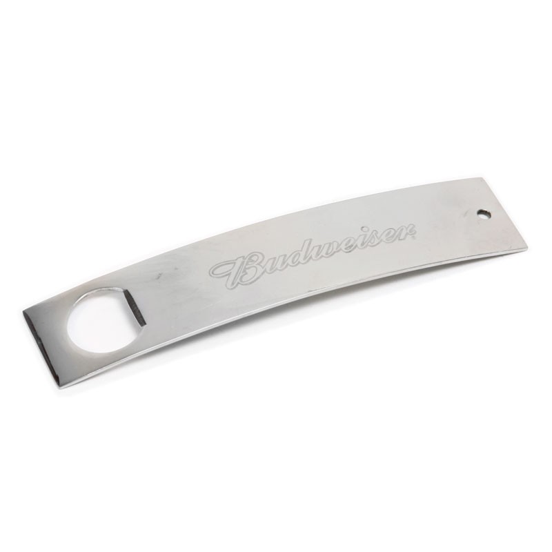 Curved Metal Budweiser Bottle Opener » KodeStore.co.uk