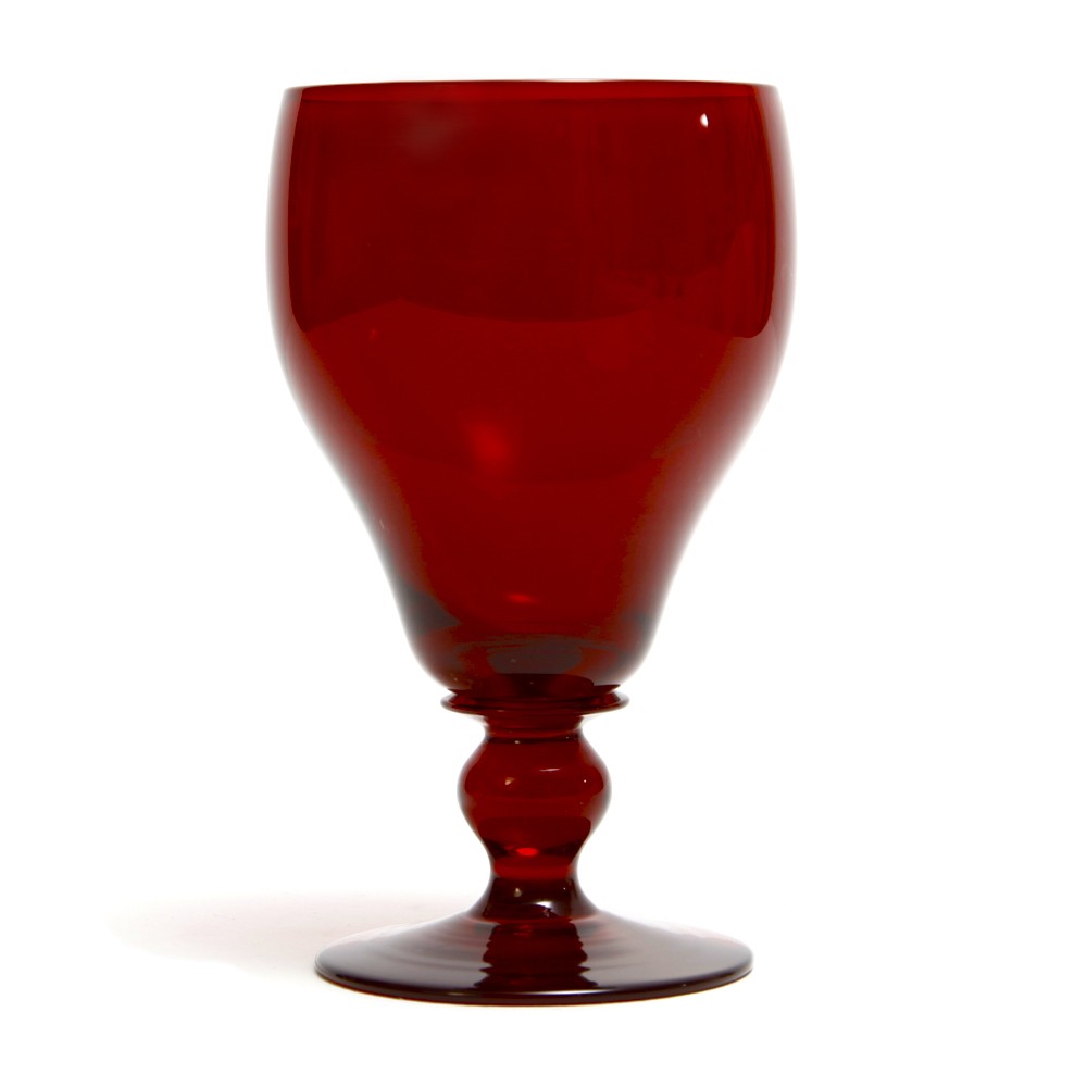 Early 20th Century Red Rum Glasses, Ruby Rummers » KodeStore.co.uk