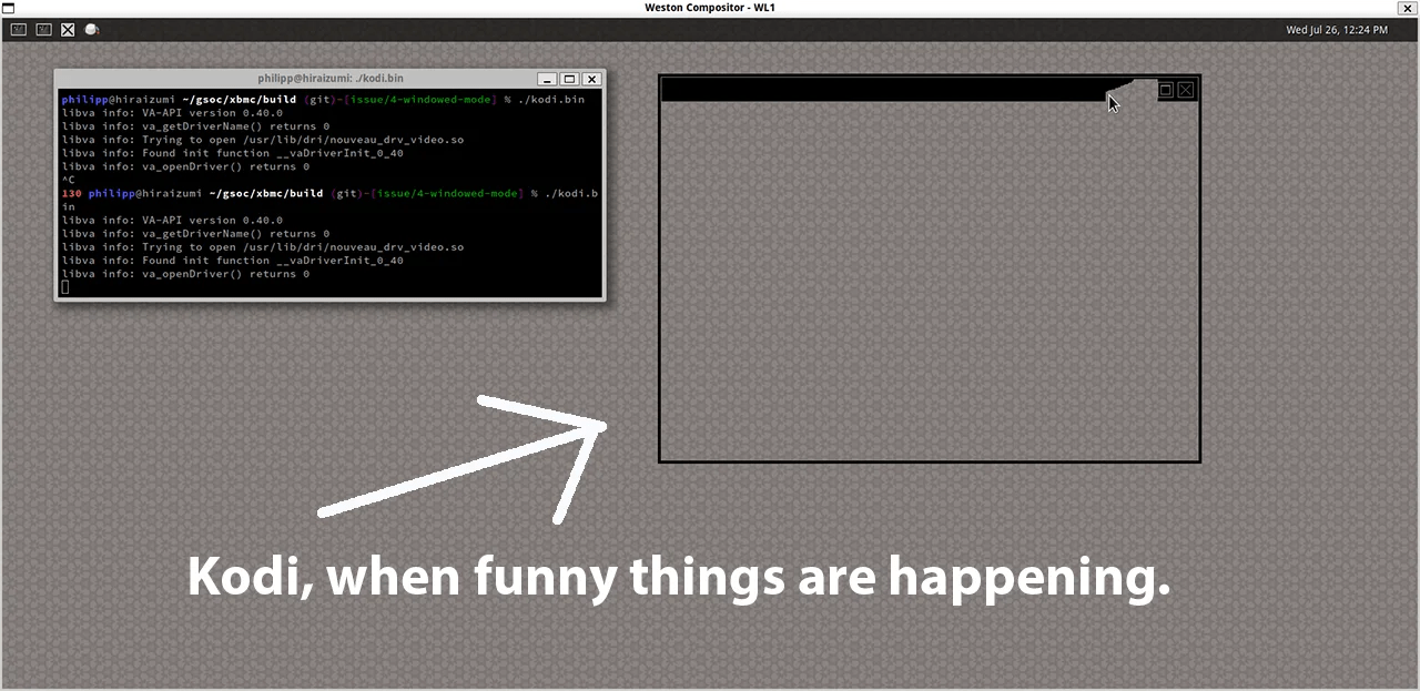 GSOC 2017 Update Wayland Support News Kodi