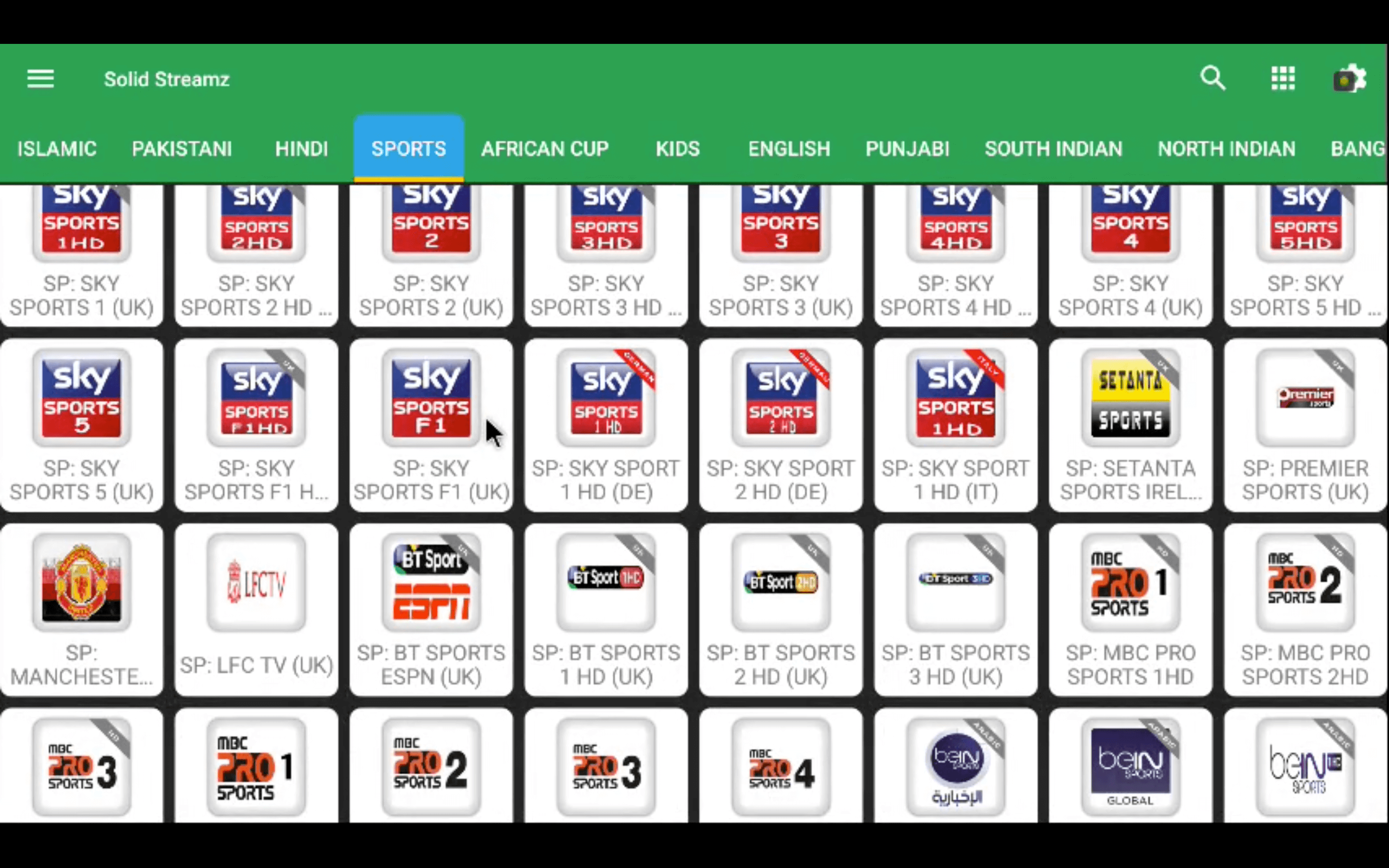 Solid Streamz APK Android LIve World IPTV Streams Kodi Tips