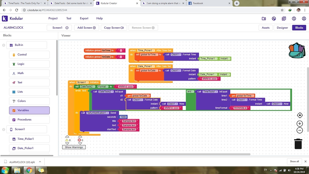 Im exoeriencing a runtime error, unparseable date at offset 0 Discuss
