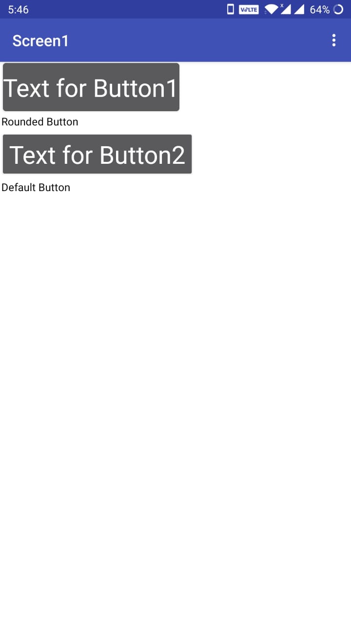 Rounded Button's Horizontal Margins Gone in Android 9 Pie Bugs