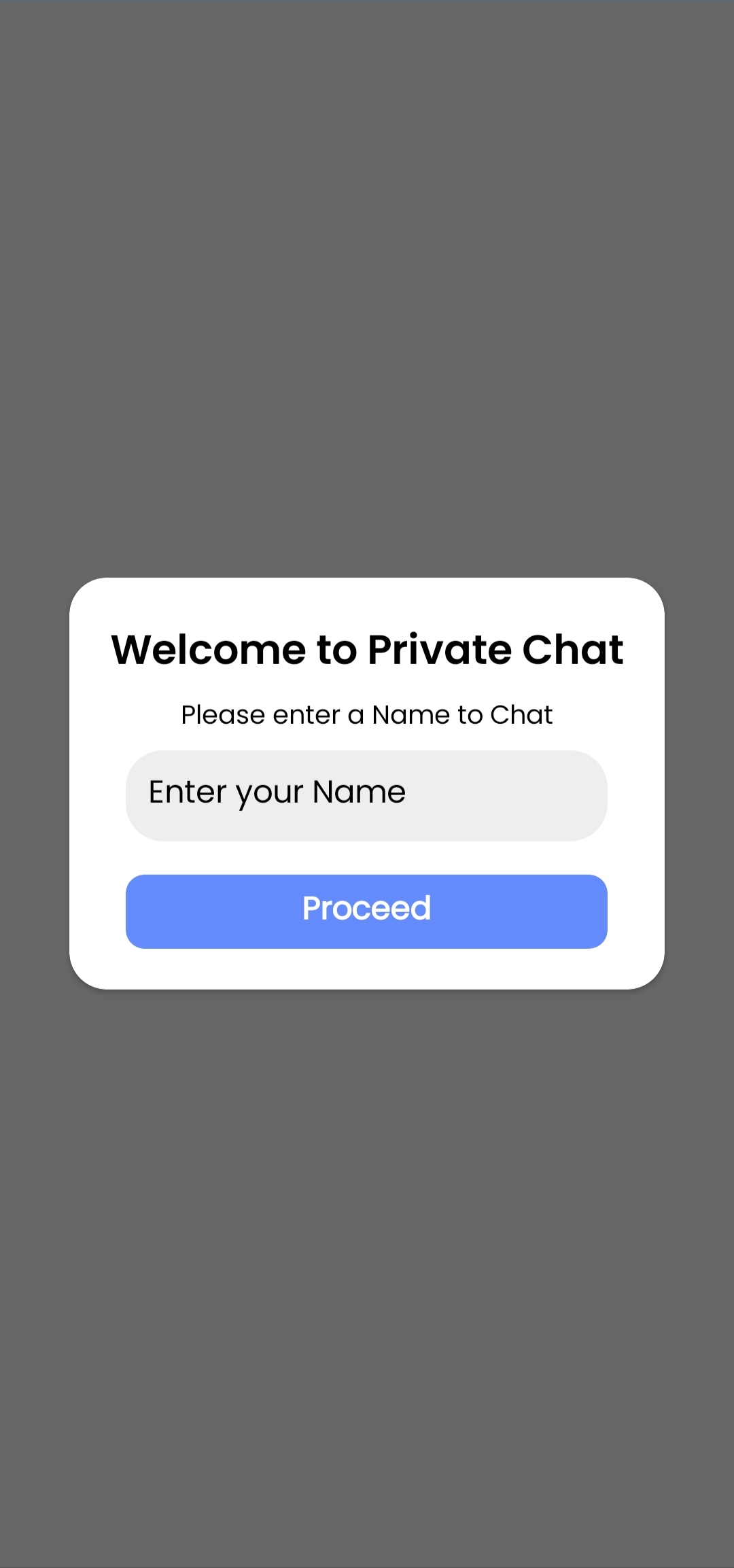 Private Chat A private chat app between two users Koded Apps