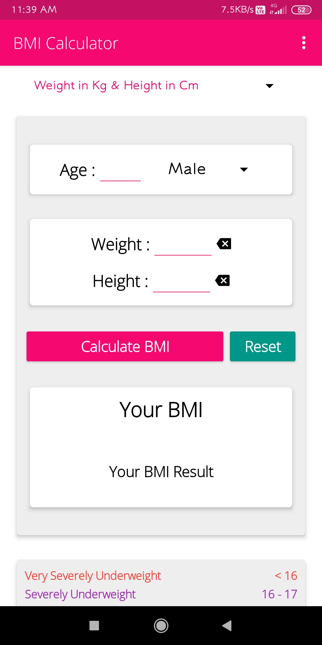 BMI Calculator App Koded Apps Kodular Community