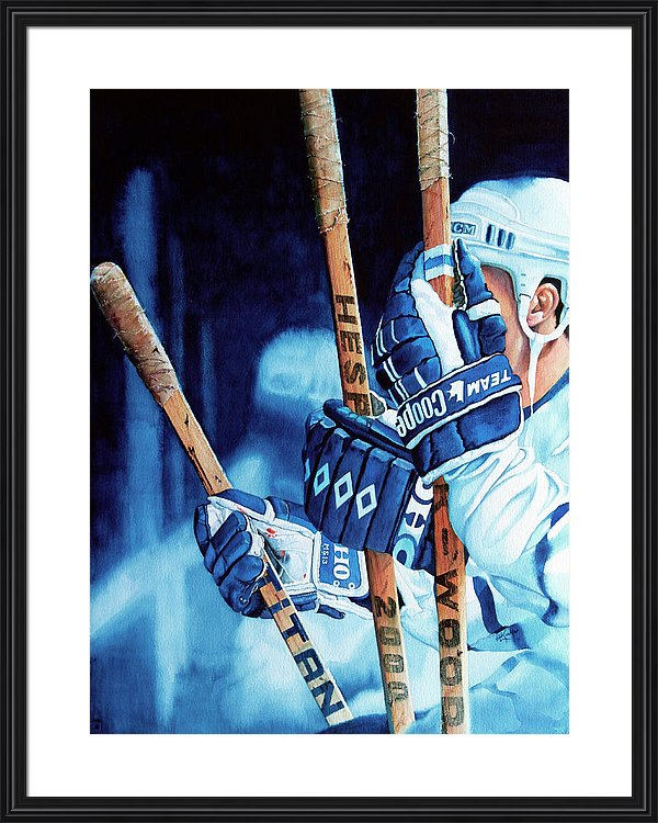 Toronto Maple Leafs Hockey Painting Hockey Art
