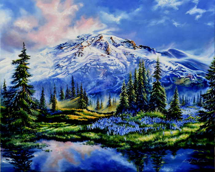 Painting Of Mt. Rainier