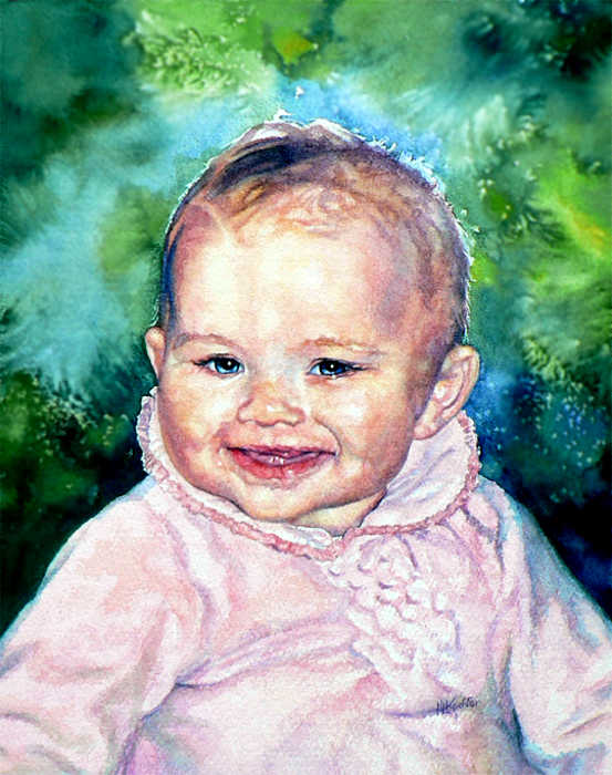 Baby Portrait Artist Order A Painting Of Your Baby