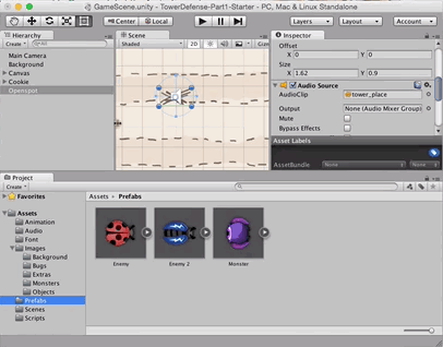How To Create A Tower Defense Game In Unity Part 1 Raywenderlich Com How To Create A Tower Defense Game In Unity Part 1 Raywenderlich Com roblox tower defense simulator beta gui