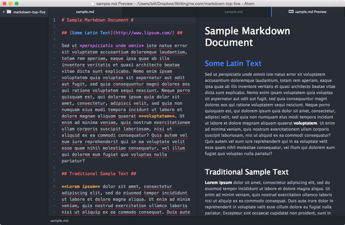Best Markdown Editors For Os X Raywenderlich Com