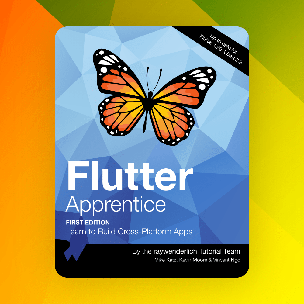 Announcing our Newest Book Flutter Apprentice!
