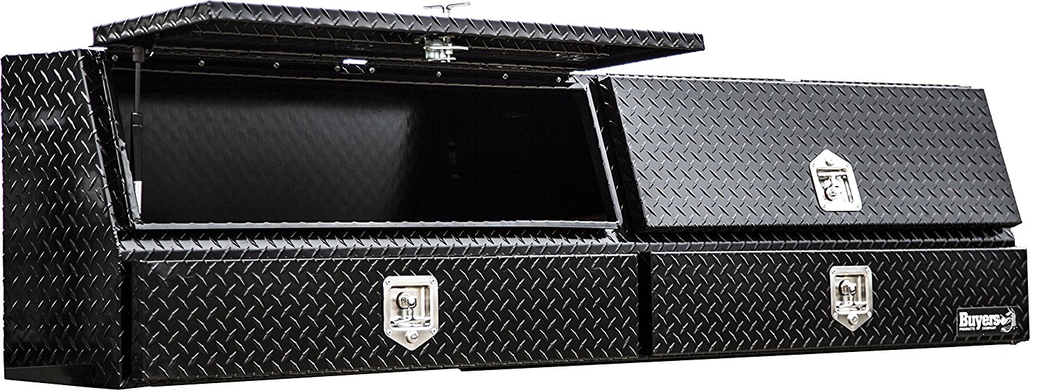 72 x 21" ContractorStyle Aluminum Topside Toolboxes with Drawers