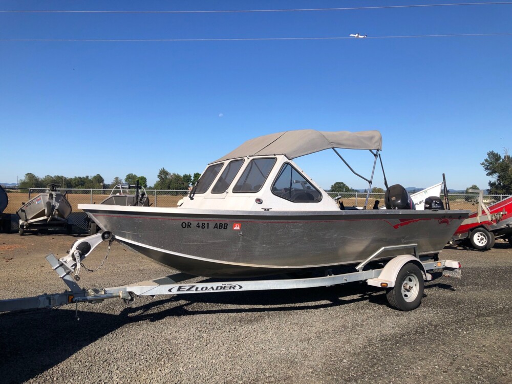 2003 18′ Fish Rite Sled Boat Koffler Boats