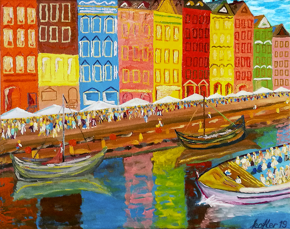 PaintingNyhavn Copenhagen
