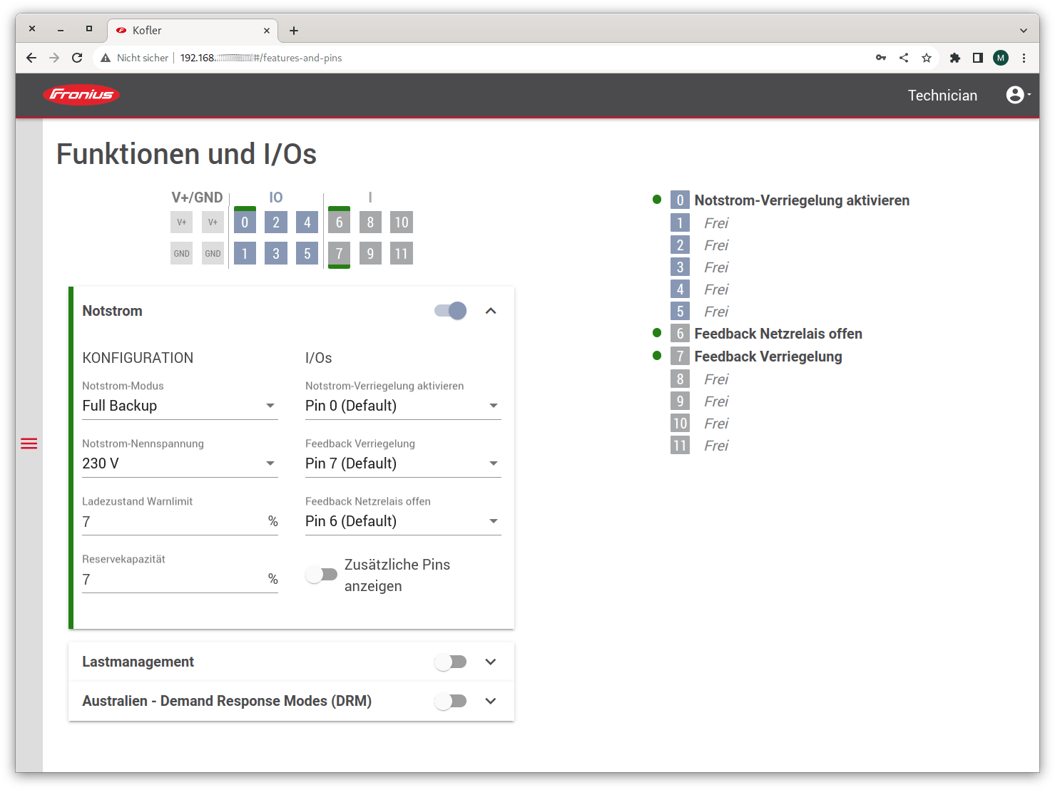 Bedienung des Fronius-Hybridwechselrichters »Symo GEN24« | kofler.info