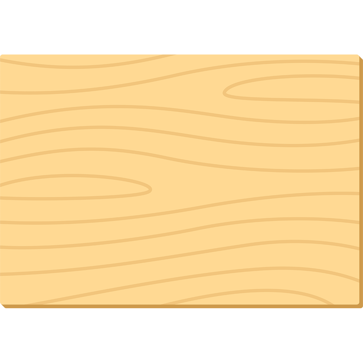 1 木の板 | 無料イラスト＆かわいいフリー素材集 ねこ画伯コハクちゃん