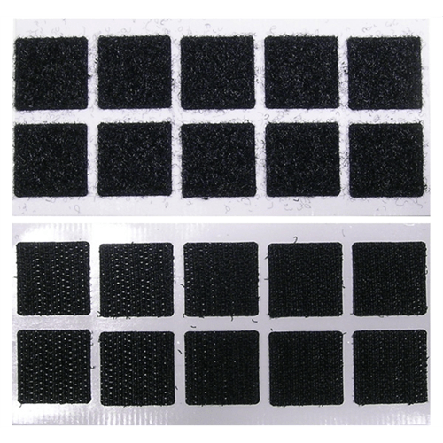 3/4" SQUARE ADHESIVE VELCRO (PKG 10) KoHen Electronics Supply Ltd.