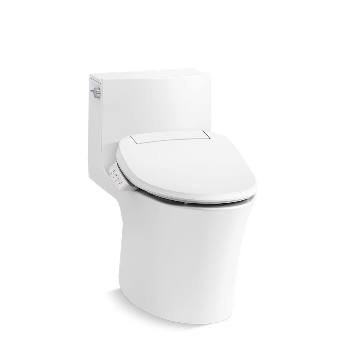 K1381HC0 Veil™ Hidden cord onepiece elongated toilet with skirted