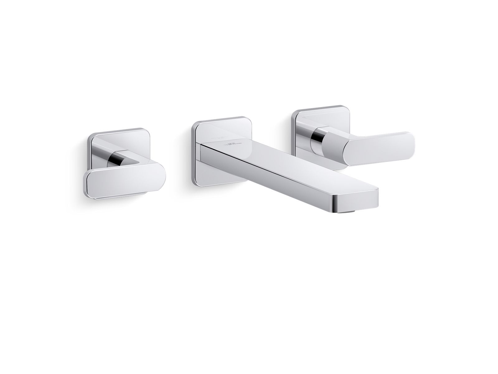 KT271204CP Parallel™ Wallmount bathroom sink faucet trim, 1.2 gpm