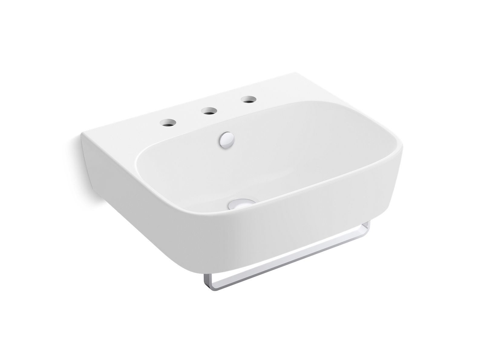 ModernLife™ WALL HUNG LAV W/TOWEL BAR 77769K8 KOHLER