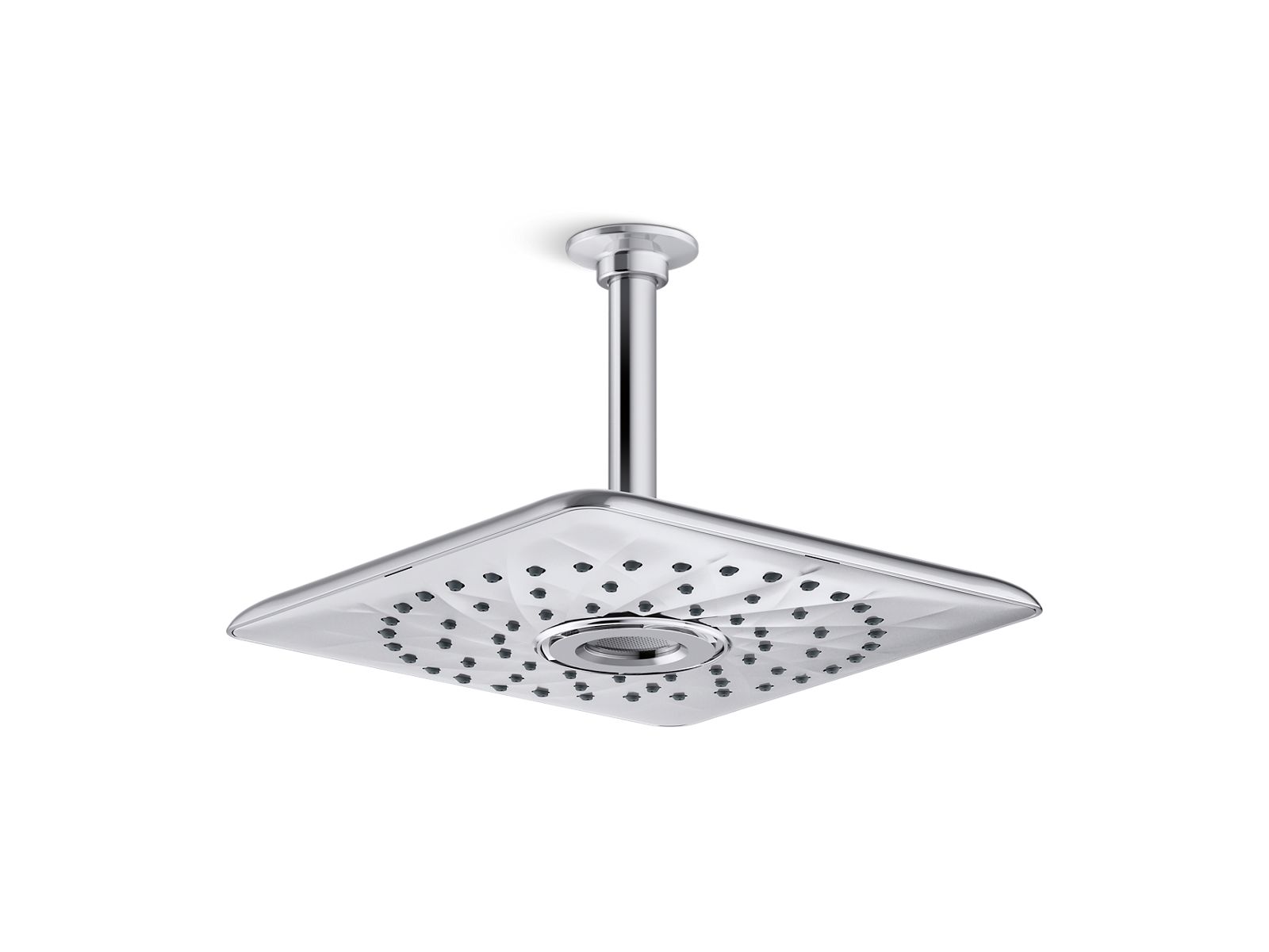 K26855INCP Rain Max Square 254 mm singlefunction rainhead, 22 lpm