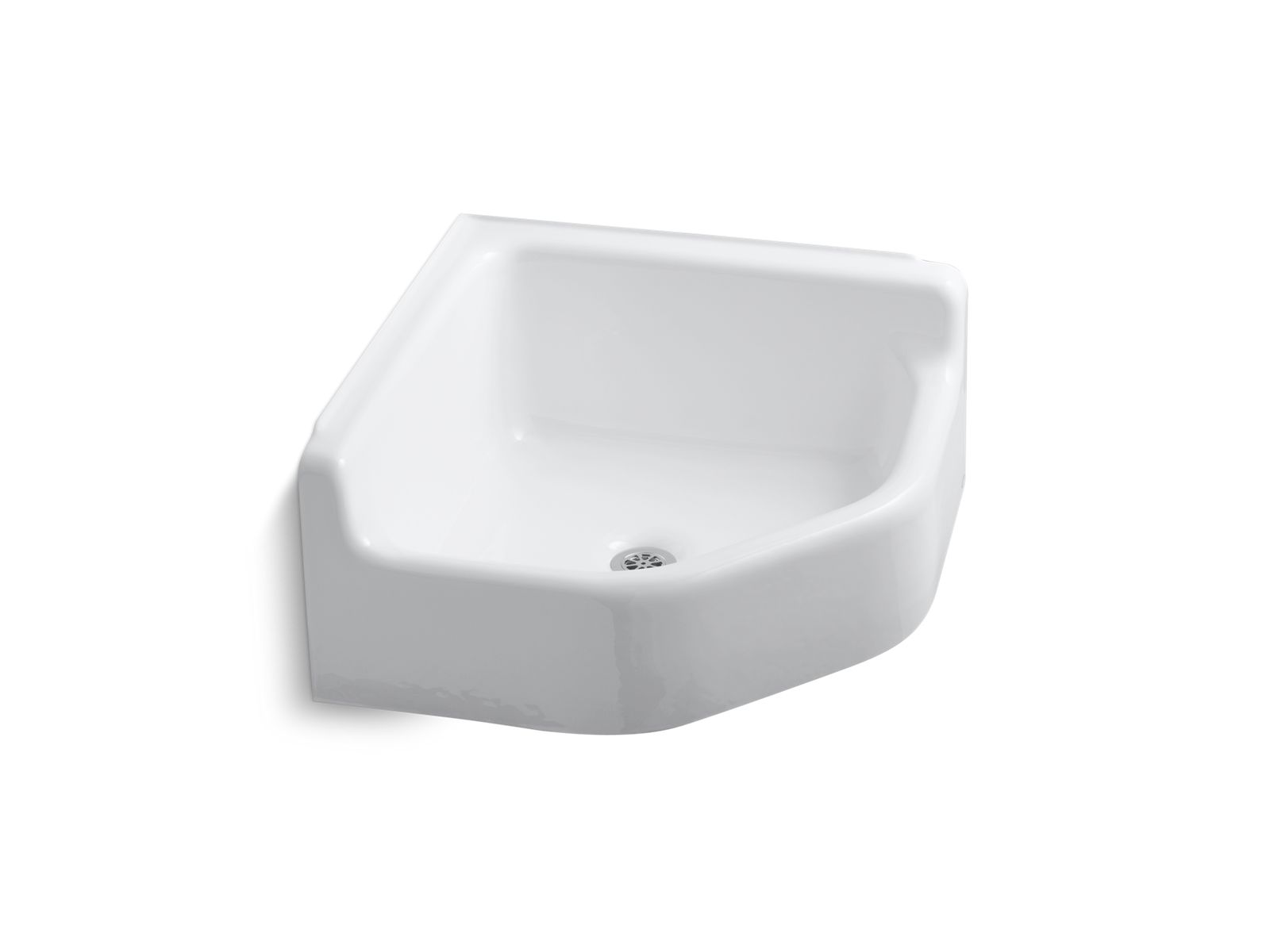 K67100 Whitby™ Floormount corner service sink Studio KOHLER®