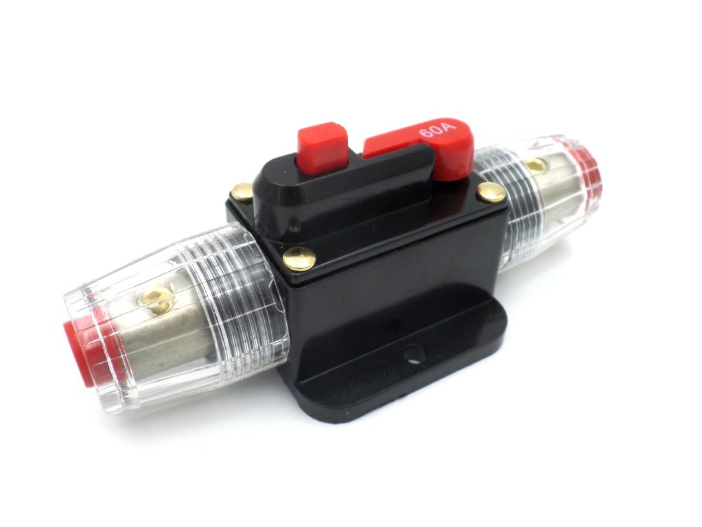 60 amp inline 12 volt automotive circuit breaker