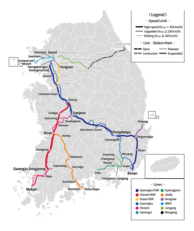 Trains in Korea - Kojects