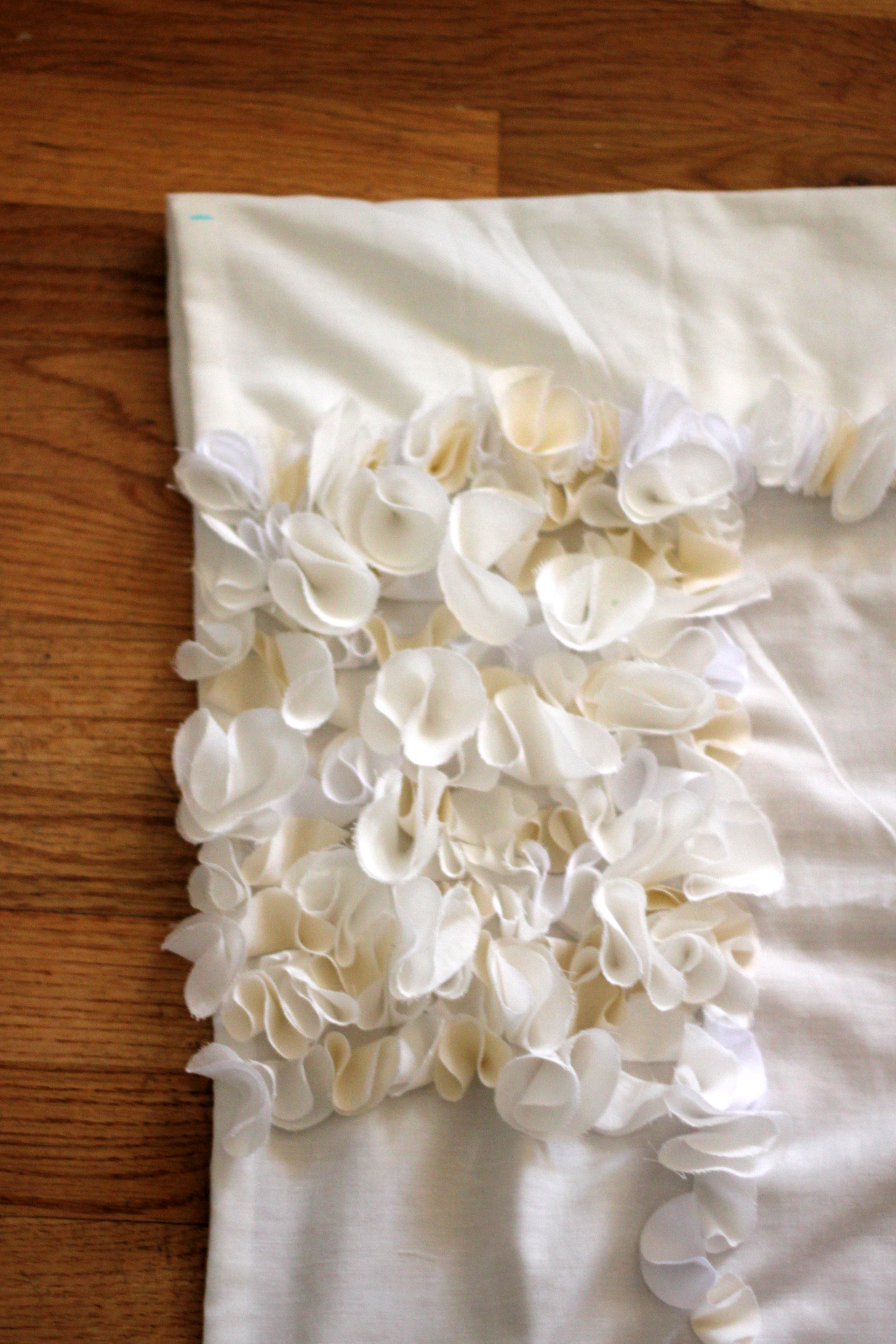 DIY anthropologie knock off flutter curtains