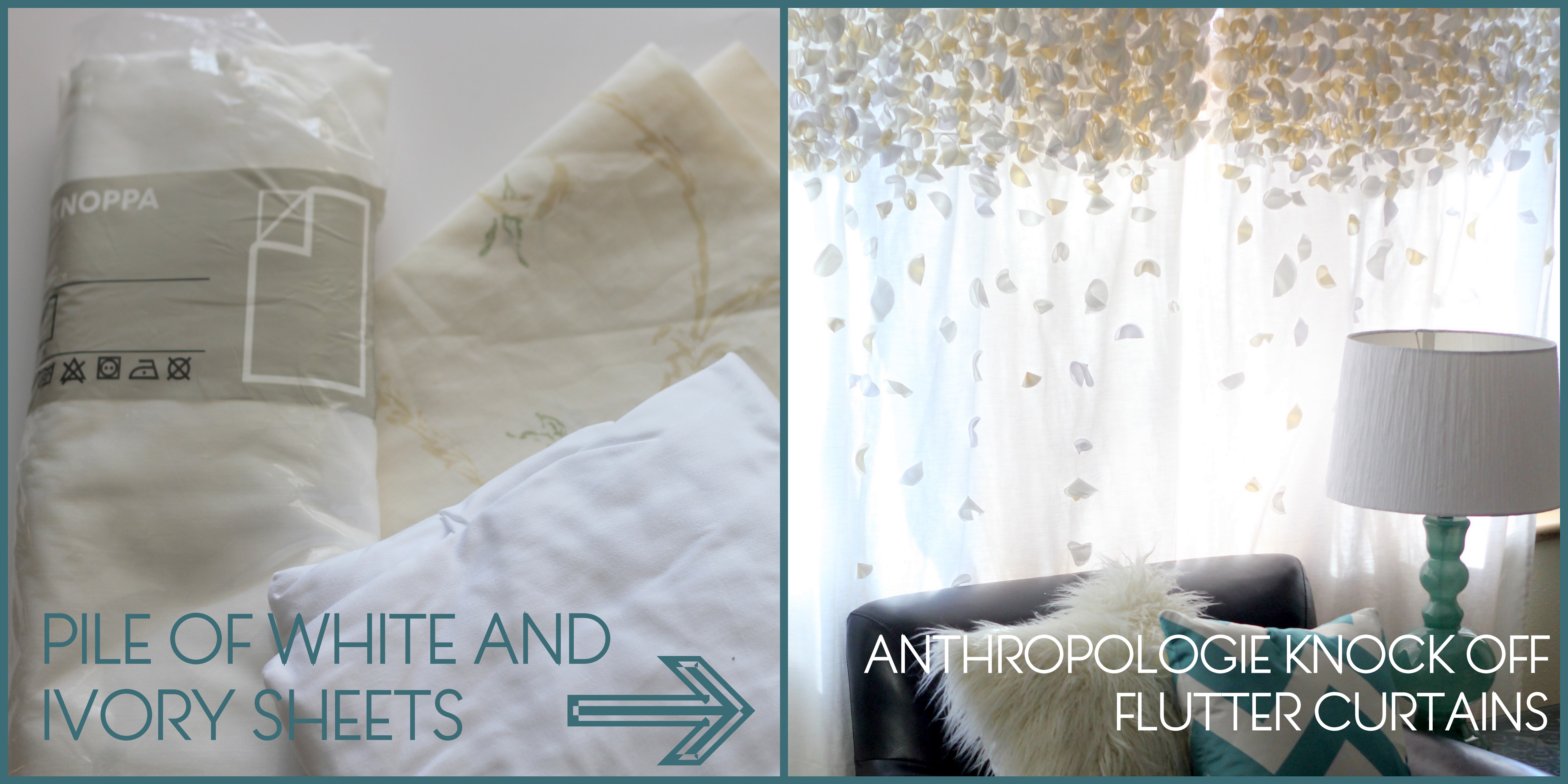 anthropologie knockoff flutter curtains (SYTYCS week 2)