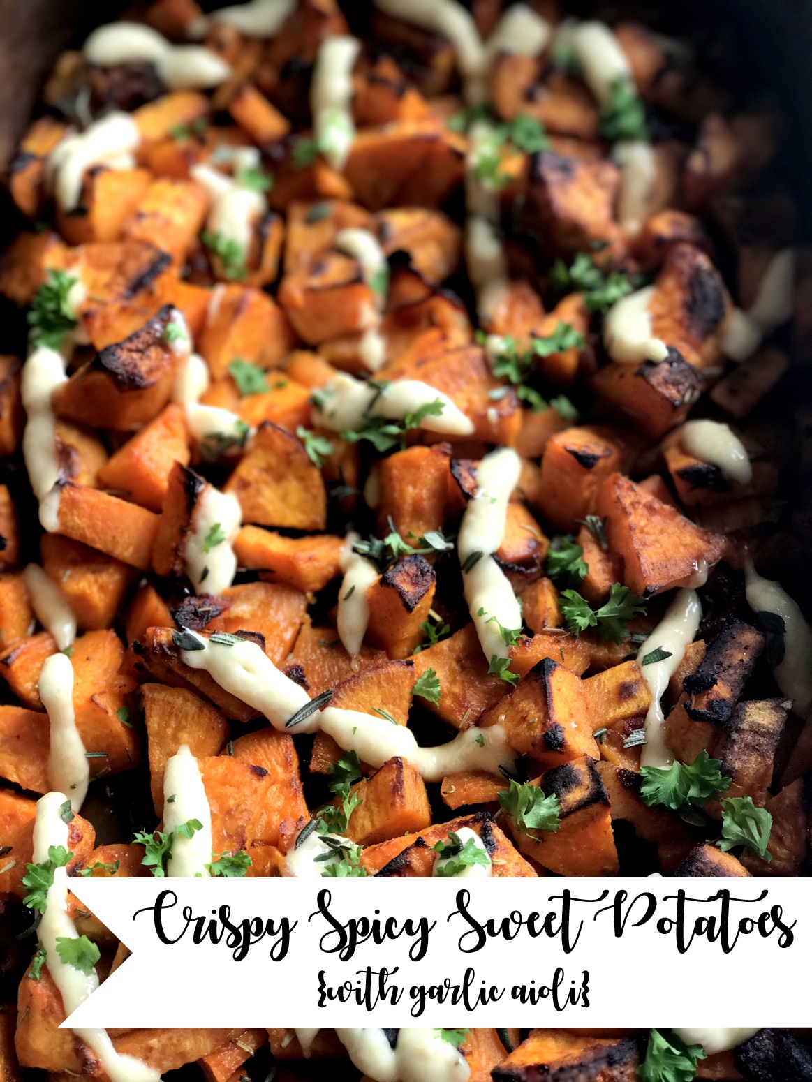 crispy spicy sweet potatoes