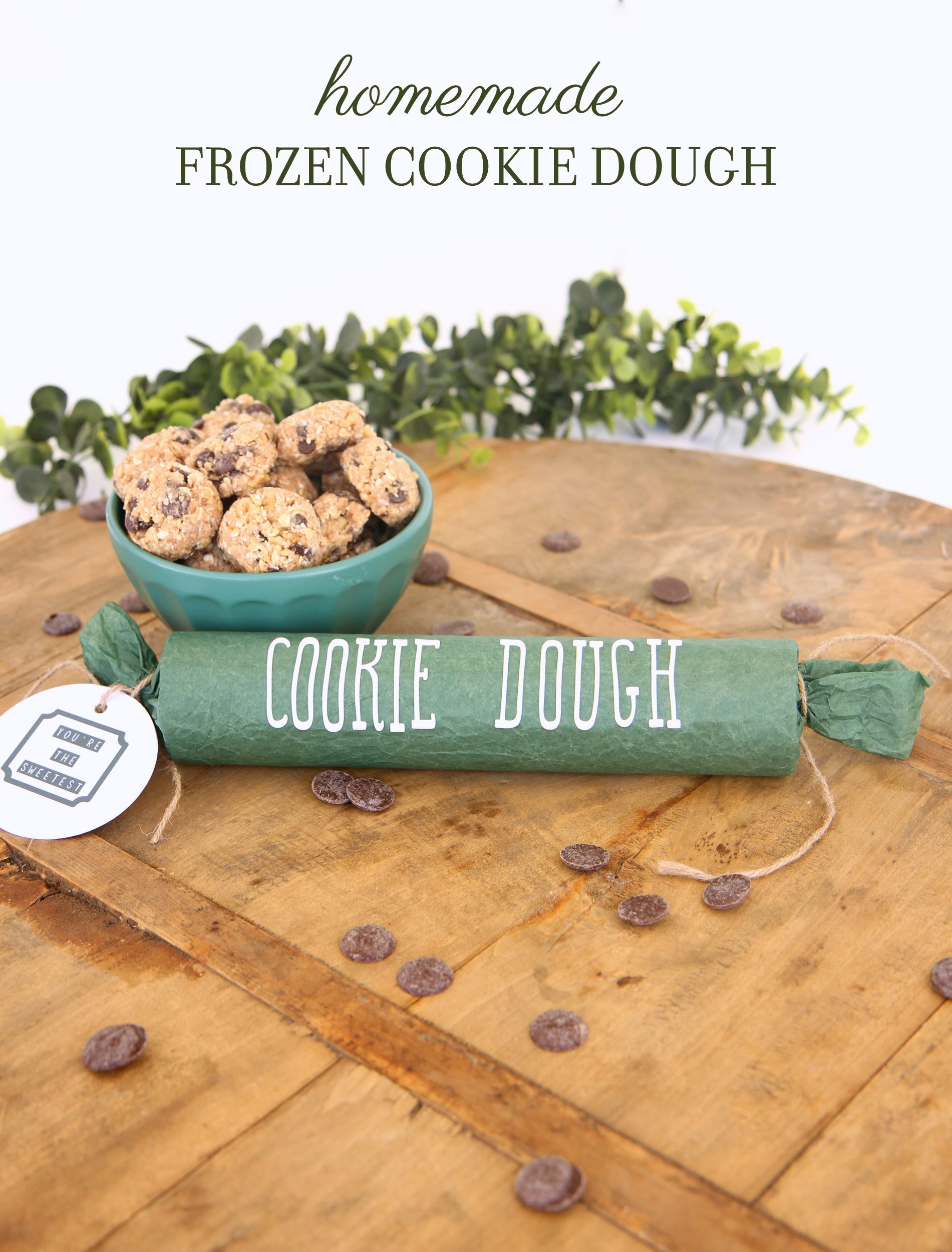 guy gift idea frozen cookie dough