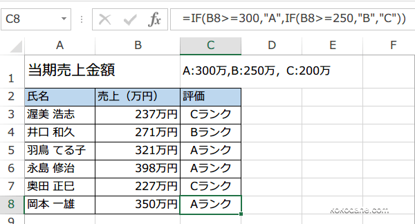 エクセル・ExcelのIF関数の使い方～論理関数～Excel塾