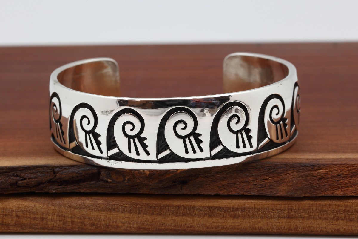 Hopi Water Wave Bracelet Hopi Jewelry, Native American Bracelets