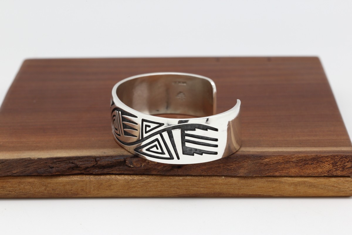 Hopi Weather Pattern Bracelet Hopi Jewelry, Native American Bracelets