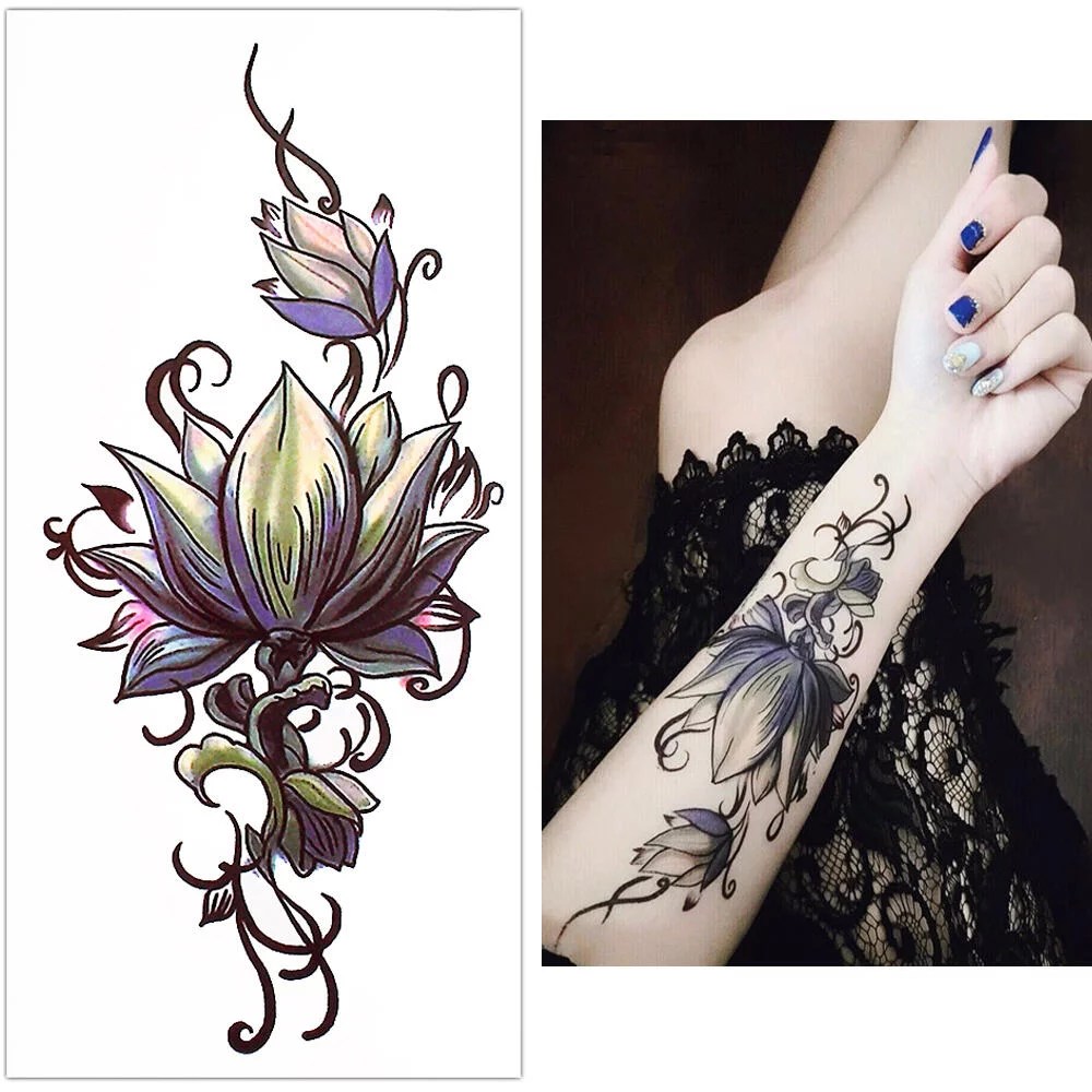 Tatouage Orchidee Avant Bras