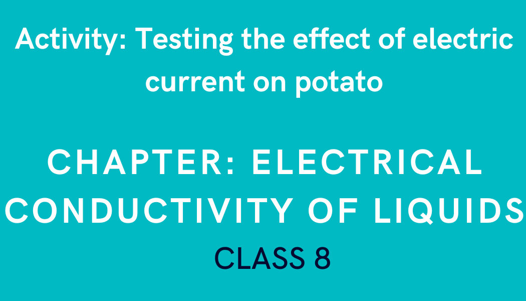 Testing the effect of electric current on potato in Electrical