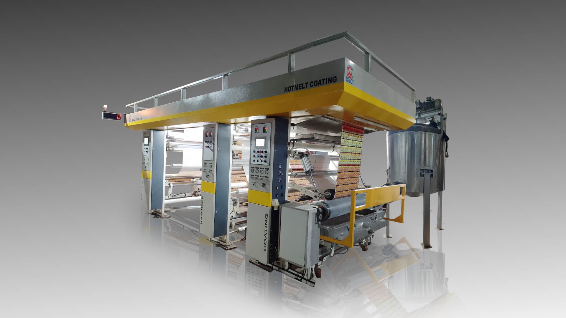 Registered Hot Melt Coating Machine Koley