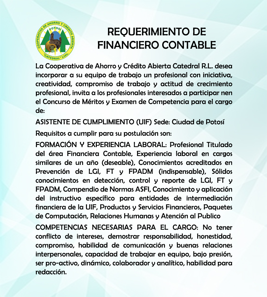 Requerimiento de Personal Radio Kollasuyo