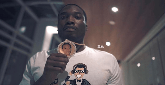 Meek Mill Gets Icy Lil Snupe Chain Made ‘All My Friends Are Dead