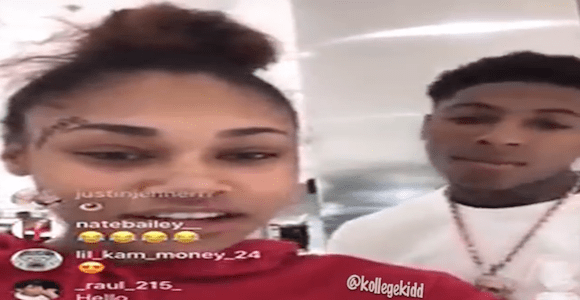 NBA Youngboy’s Girlfriend, Jania, Shows Off Her Face Tattoo