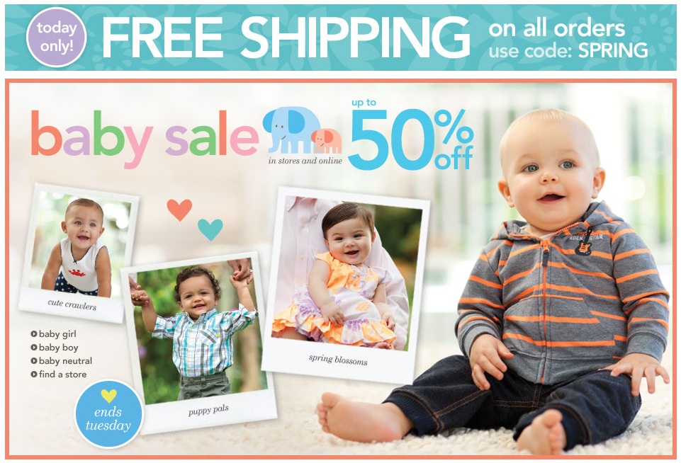 Carters Baby Sale + 20 Off + Free Shipping Kollel Budget